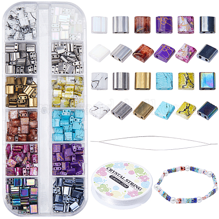 Creatcabin kit fai da te per la creazione di braccialetti di piastrelle DIY-CN0002-65-1