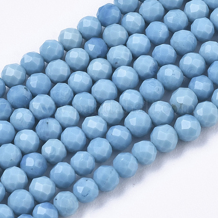 Chapelets de perles en turquoise synthétique G-R462-005-1