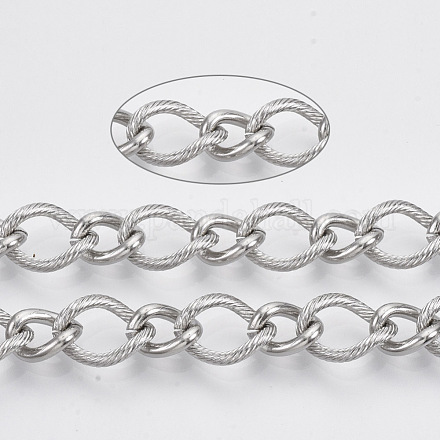 304 Stainless Steel Curb Chains STAS-R100-30-1