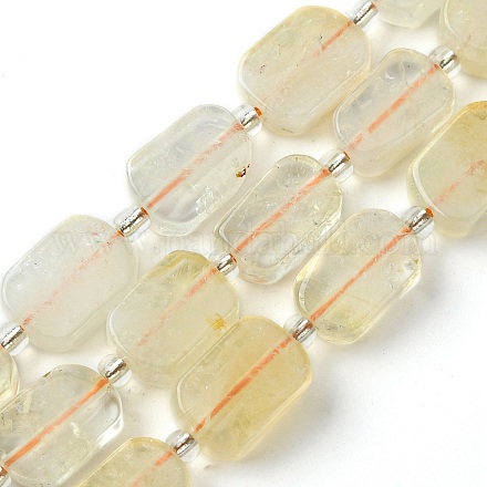 Natürlichen Citrin Perlen Stränge G-C098-A14-01-1