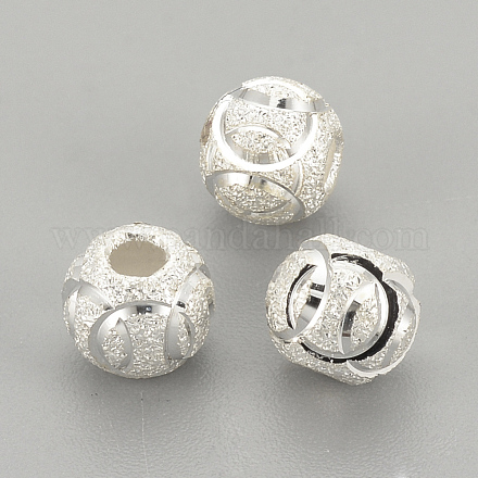 925 Sterling Silber Perlen STER-S002-10-5mm-1