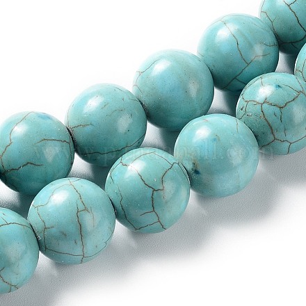 Chapelets de perles en turquoise synthétique G-L469-03-1