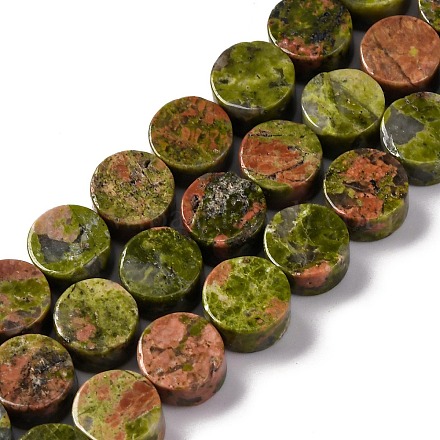 Природные Unakite бисер нитей G-C159-B05-01-1