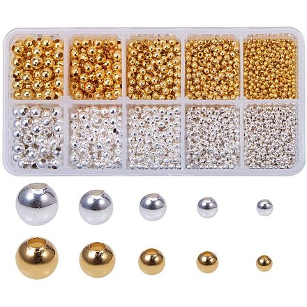 Perles séparateurs en laiton KK-PH0034-85-1