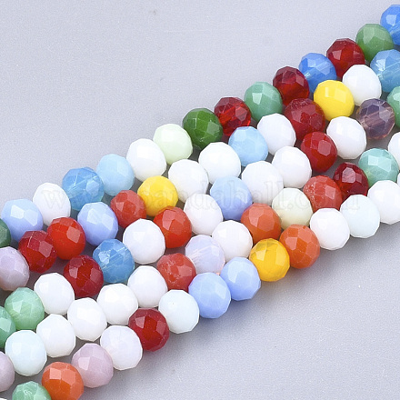 Glass Beads Strands EGLA-T013-03C-1