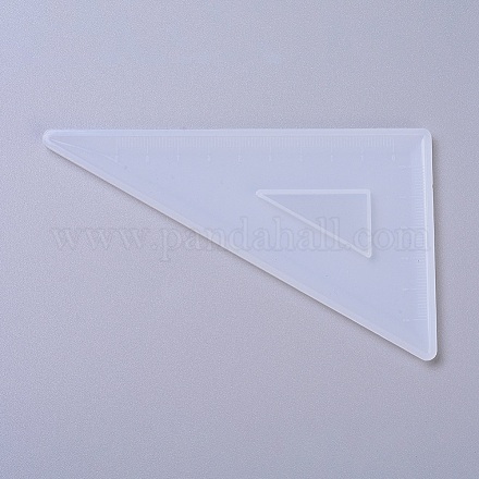 Diy triángulo regla moldes de silicona DIY-G010-67-1