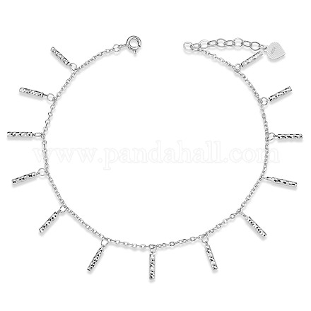 Shegrace 925 bracelet de cheville à breloques en argent sterling JA116A-1