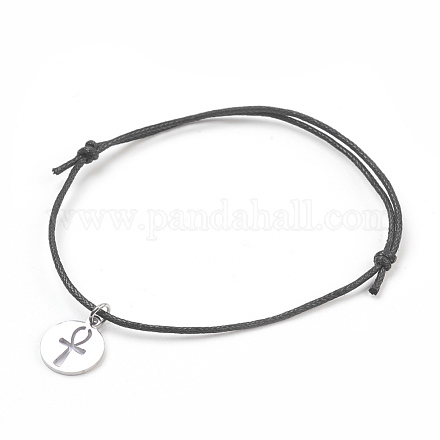 304 Stainless Steel Charm Bracelets BJEW-JB03780-01-1