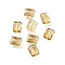 Glass Imitation Austrian Crystal Beads, Rectangle, Faceted, BurlyWood, 8x6.5x4mm, Hole: 1.2mm