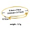 Adjustable Expandable 304 Stainless Steel Bangles for Women