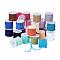 Faux Suede Cord, Faux Suede Lace, Mixed Color, 3x1.5mm, about 5.46 yards(5m)/roll