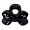 Plastic Bowknot Claw Hair Clips, Hair Accessories for Women Girls, Black, 73x56x40mm
