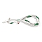 Alloy Hair Bobby Pins for Women Girls, Snake, Platinum, 103x30.5x25.5mm