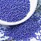 MIYUKI Round Rocailles Beads, Japanese Seed Beads, 11/0, (RR432) Opaque Cyan Blue Luster, 11/0, 2x1.3mm, Hole: 0.8mm, about 5500pcs/50g