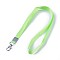 Polyester Neck Strap Lanyard, with Lobster Claw Clasps, Lime, 48.5x1.5cm