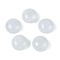 Natural Myanmar Jadeite/Myanmar Jade Cabochons, Half Round, Aqua, 8x4mm