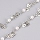 Handgefertigte Perlenketten aus Messing CHC-I029-01P-5