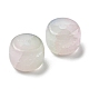 Hebra de perlas de vidrio craquelado transparente GLAA-D012-01C-4