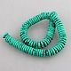 Synthetic Turquoise Heishi Beads Strands TURQ-O001-12x3mm-02-2