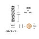 Серьги-кольца shegrace 925 из стерлингового серебра JE713A-2