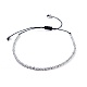 Bracelets de perles de tresse de fil de nylon BJEW-JB04348-06-1