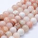 Chapelets de perles en agate naturelle de fleurs de cerisier G-I206-01-14mm-1
