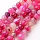 Chapelets de perles en agate à rayures naturelles/agates à bandes G-D845-01C-8mm-1