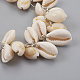Cowrie Shell Beads Link Bracelets BJEW-JB04046-2