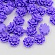 Mixed Color Resin Flower Cabochons X-CRES-J008-M-2
