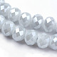 Electroplate Glass Beads Strands EGLA-D020-6x4mm-47-3