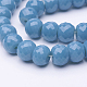Chapelets de perles en verre imitation jade X-EGLA-E047-C03-3