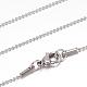 304 Stainless Steel Ball Chain Necklaces STAS-G083-73P-1