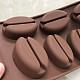 DIY Coffee Bean Shape Food Grade Silicone Molds SOAP-PW0001-104-4