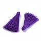 ポリエステルタッセルパーツ  青紫色  30~35mm FIND-S260-D17-3