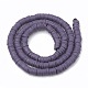 Flache runde handgemachte Polymer Clay Perle Spacer&nbsp;LS-CLAY-R067-3.0mm-04-3
