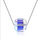 Trendy 925 Sterling Silver Pendant Necklace NJEW-BB30717-7