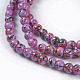 Cuisson opaque de perles de verre peintes GLAA-L024-A-29-2