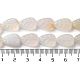 Natürlichen weißen Achat Perlen Stränge G-M418-A07-01-5