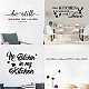 PVC Quotes Wall Sticker DIY-WH0200-057-6