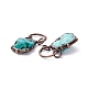 Synthetic Turquoise Pendants G-M383-16R-3