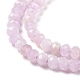 Chapelets de perles en kunzite naturelle G-E194-13-4