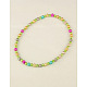 Fashion Imitation Acrylic Pearl  Stretchy Necklaces for Kids NJEW-JN00428-03-2