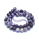 Natürlichen Amethyst Perlen Stränge X-G-L552H-03C-3