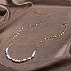 925 collana in argento sterling con perle naturali NJEW-Z030-06G-2