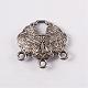 Tibetan Style Alloy Chandelier Components Links PALLOY-ZN49861-AS-RS-1