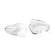 Cabochons cardiaques de verre transparent GGLA-R021-20mm-3