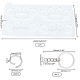 Kits de moldes de silicona para llavero defensivo diy DIY-GF0002-31-2