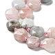 Chapelets de perles en morganite naturelle G-NH0004-019-4