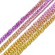 Transparent Gradient Color Glass Beads Strands GLAA-H021-01A-03-2