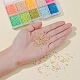 8000 pièces 10 couleurs perles de bugle en verre de couleur fluorescente SEED-YW0001-32-10